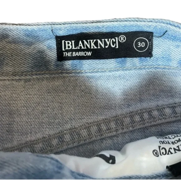 NWT Blank NYC “The Barrow” High Rise Destructed Denim Shorts (K ) - Picture 7 of 14